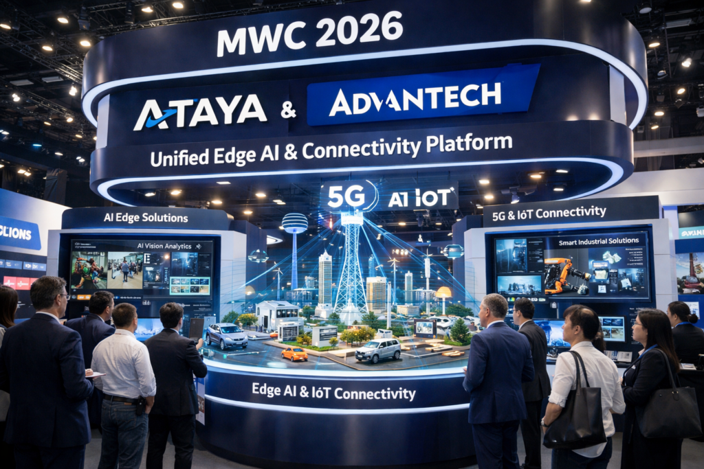 Ataya and Advantech to Demonstrate Unified Edge AI and Connectivity Platform at Mobile World Congress 2026